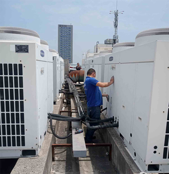 江宁中央空调制热和不制冷系统维修方法